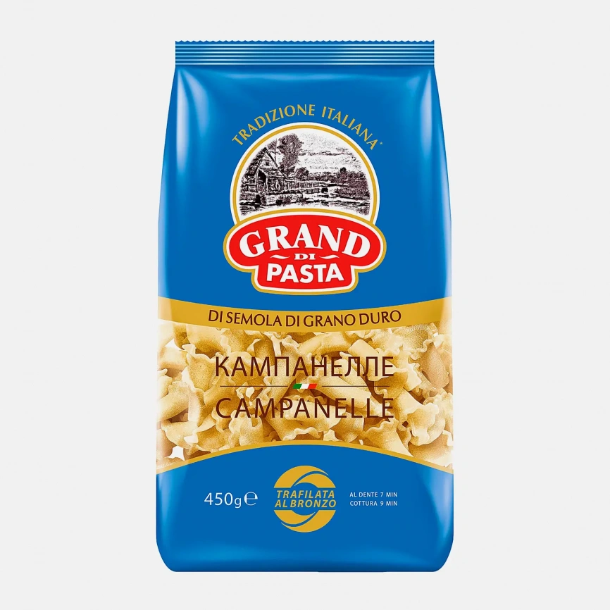 Макароны Grand Di Pasta Campanelle 450г фото 1