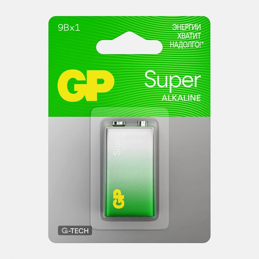 Батарейка GP Super Крона 1шт фото 1