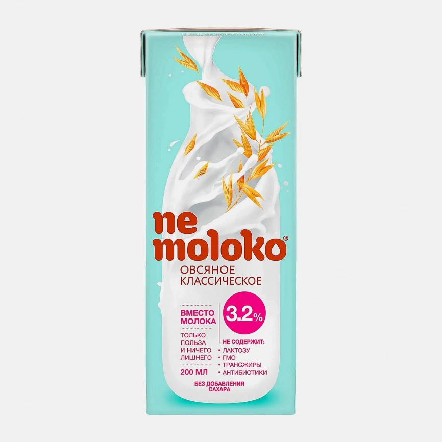 Напиток овсяный классический Nemoloko 3.2% 200мл фото 1