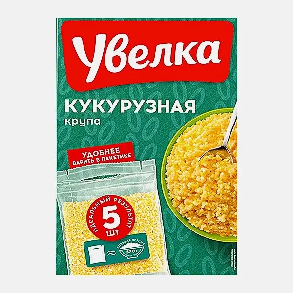 Крупа Увелка Кукурузная 5пак*80г фото 1