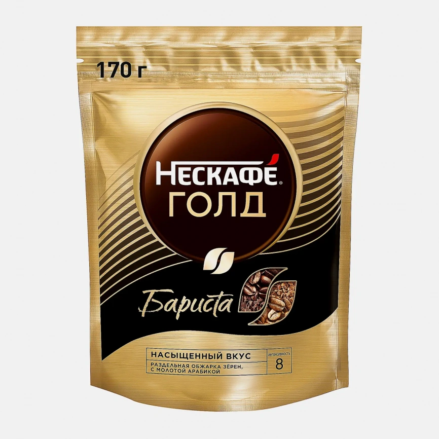 Кофе растворимый Нескафе Голд Бариста 170г фото 1