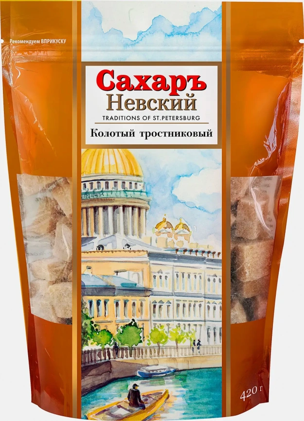 Сахар Невский Сахар тростниковый 420г фото 1
