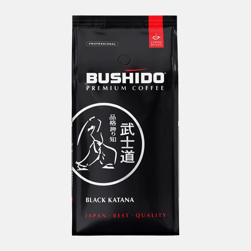 Кофе в зернах Bushido Black Katana 1кг фото 1