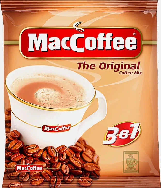 Кофе растворимый MacCoffee 3в1 25пак*20г фото 1