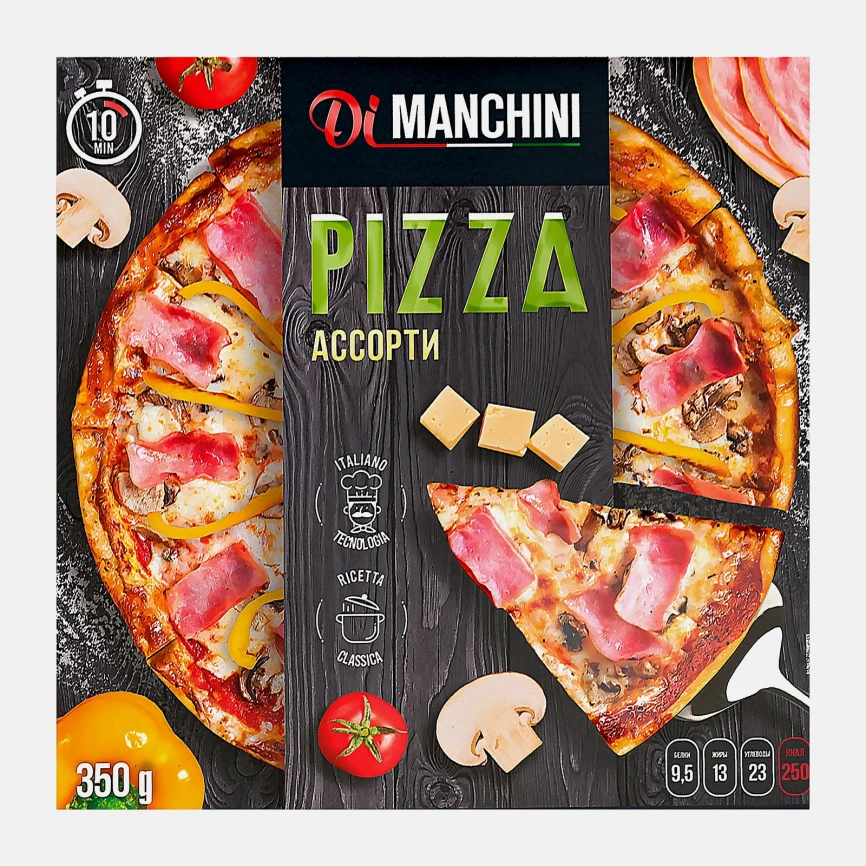 Пицца Di Manchini ассорти 350г фото 3