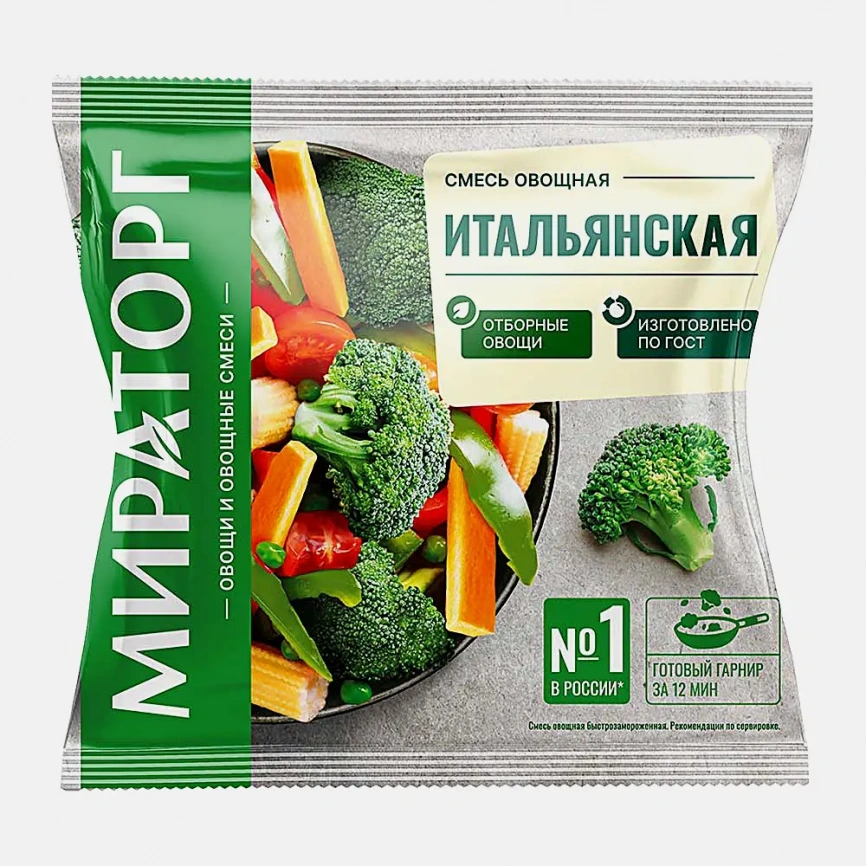 Итальянская смесь Мираторг быстрозамороженная 400г фото 1