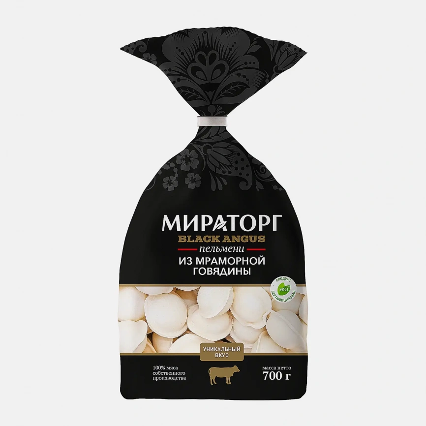 Пельмени Мираторг из мраморной говядины 700г фото 1