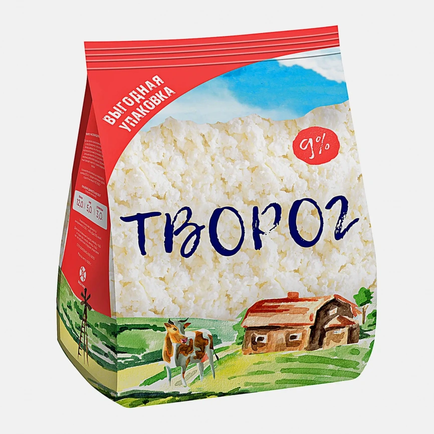 Творог Коровка из Кореновки 9% 180г фото 2