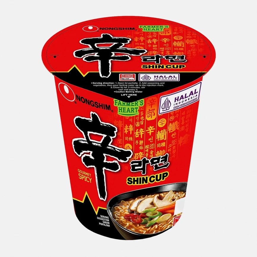 Лапша быстрого приготовления Шин Рамен Nongshim 72г фото 1